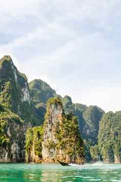 旅行岛绿色湖桂林泰国