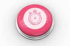 秒表图形粉红色的按钮