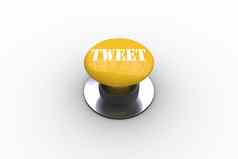 推特黄色的推按钮