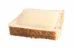 面包面包浓缩牛奶背景