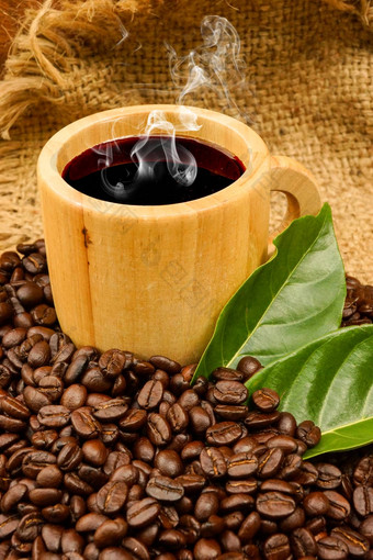烤<strong>咖啡</strong>豆子木黑色的<strong>咖啡</strong>玻璃木材