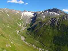视图旅游小道马特洪峰瑞士阿尔卑斯山脉