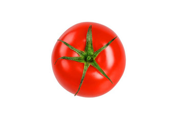 新鲜的多汁的番茄视图