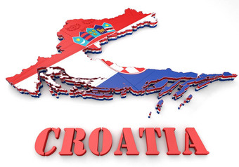 地图插图克罗地亚