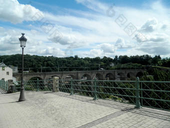 驾驶台桥卢森堡城市卢森堡