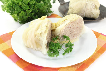 萨沃伊<strong>卷心菜</strong>roulade