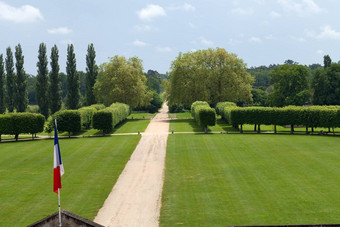 伟大的草地公园城堡尚博尔法国