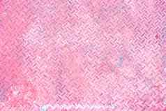 无缝的粉红色的钢钻石板纹理