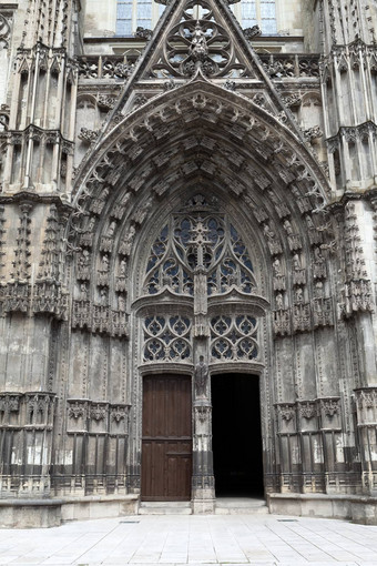 哥特大教堂圣廷旅游卢瓦尔谷法国
