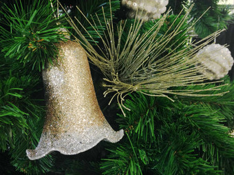 贝尔decorationon圣诞节树