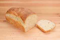 减少片新鲜烤面包面包