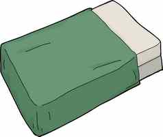 床垫绿色毯子