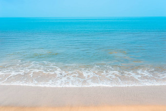 清洁海水白色海滩