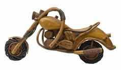 摩托车木模型