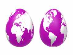 鸡蛋世界紫罗兰色的