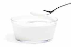 酸奶勺子酸奶玻璃碗