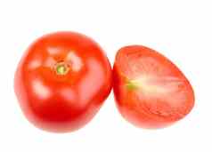 集团交叉完整的成熟的红色的西红柿