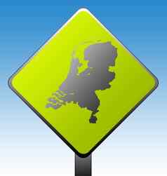 荷兰路标志