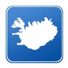 冰岛地图按钮