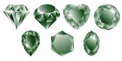 绿色钻石集合