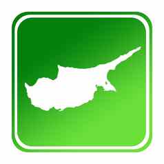 塞浦路斯绿色地图按钮