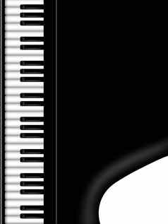 大计划键盘黑色的白色背景