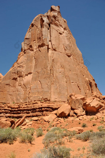 砂岩庞然大物拱门国家公园