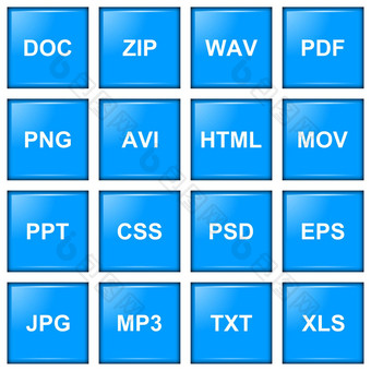 <strong>文件</strong>扩展图标系列