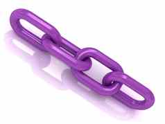 紫色的塑料链接链