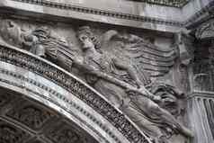 石头天使细节拱七西弗勒斯论坛罗马意大利