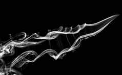 抽象白色烟漩涡模式