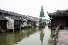 中国古老的建筑乌镇小镇
