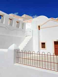 白色房子圣托里尼岛希腊