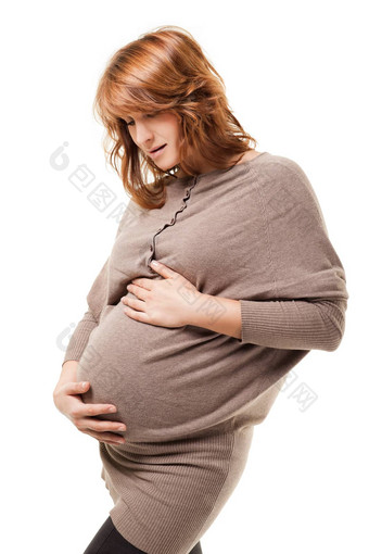 怀孕了女人肚子