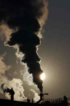 全球气候变暖气体空气污染