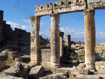 hieropolis古老的废墟