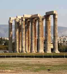寺庙奥林匹斯山的宙斯