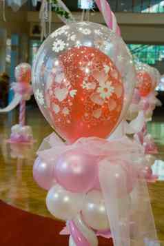 婚礼大厅饰品气球