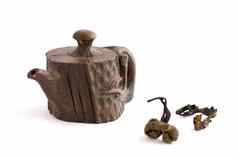 中国人陶瓷茶壶