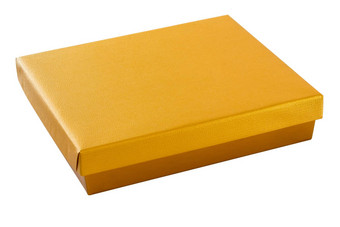 黄金颜色盒子剪裁路径