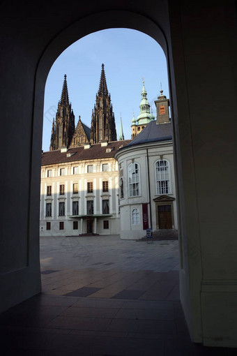 布拉格城堡拱门