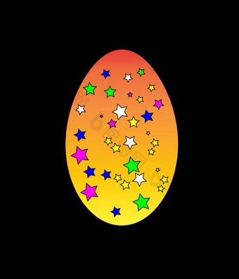 颜色复活节蛋