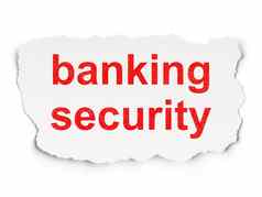 安全概念银行安全纸背景