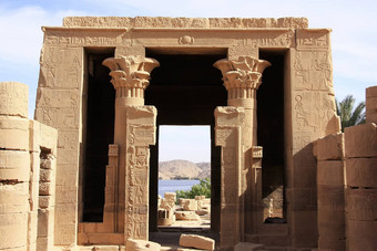 菲莱寺庙湖纳赛尔<strong>埃及</strong>