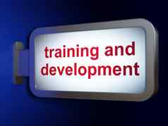 教育概念培训发展广告牌后台支持