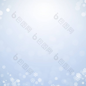 散景节日圣诞节背景雪片