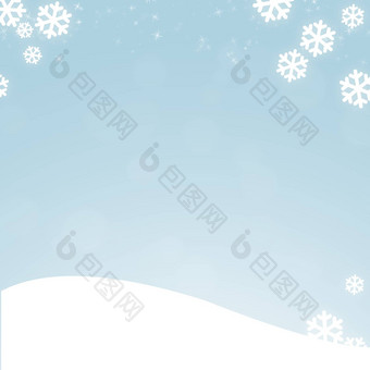 圣诞节卡背景雪片