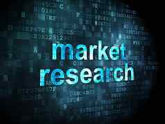 市场营销概念市场研究数字背景