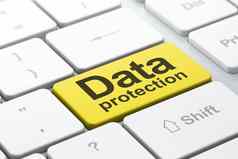安全概念数据保护电脑键盘背景