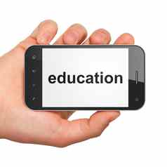 教育概念教育智能手机